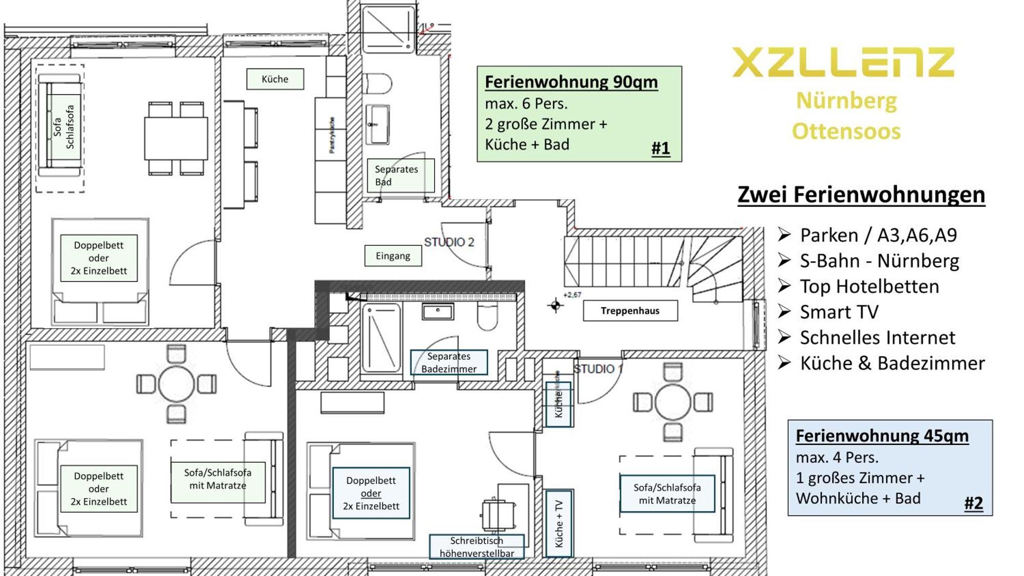 Xzllenz Kueche Bad S-Bahn Parken Smart-Tv Wellbeing Apartment Neunkirchen am Sand Exterior photo